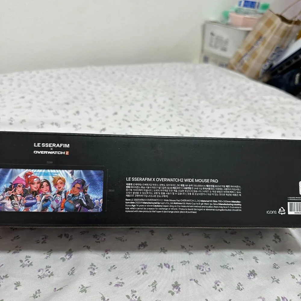 Overwatch - Le Sserafim x Overwatch 2 Limited Edition Mousepad NWT